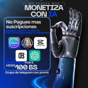 Vídeos y imágenes ilimitadas🍀🚀Combo IA🚀 para creadores de contenido y monetizar YouTube