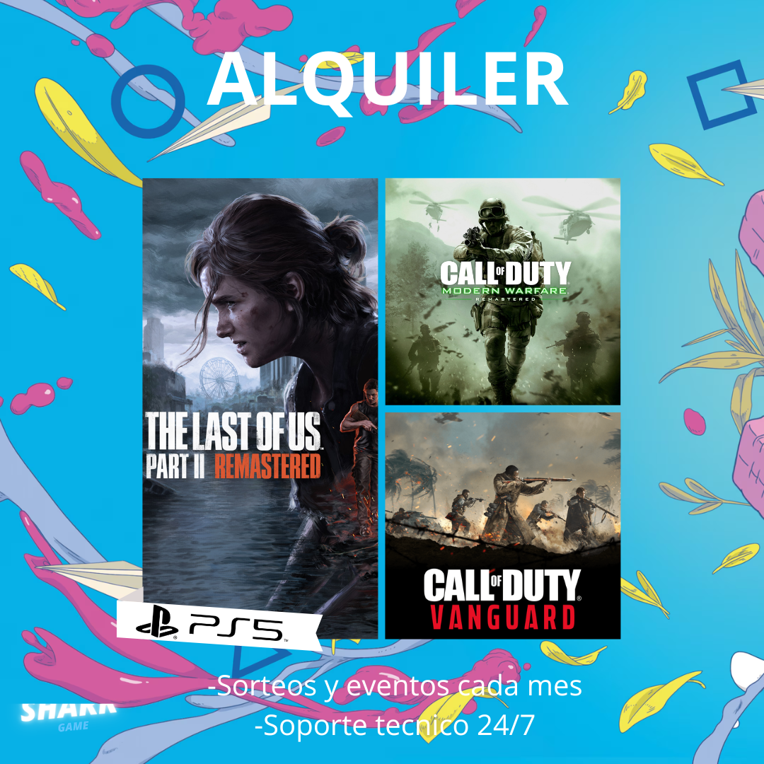 The Last of Us 2 Call of Duty: MW Remastered + Call of Duty Modern Warfare 1 remasted + Call of Duty Vanguard AQ