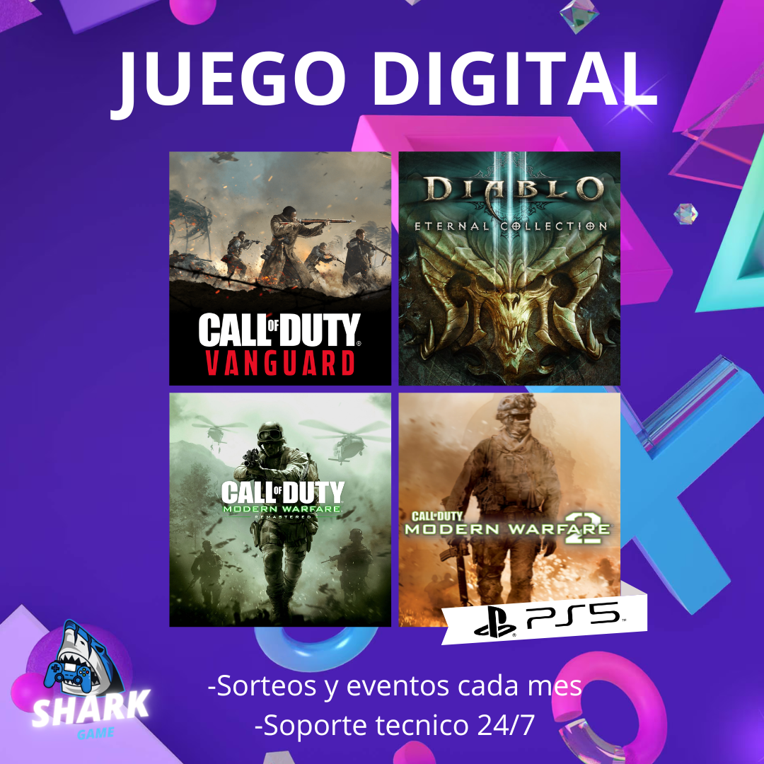 Call of Duty: MW Remastered + Call of Duty: MW2 Remastered + Vanguard+ Diablo III: Eternal Collection