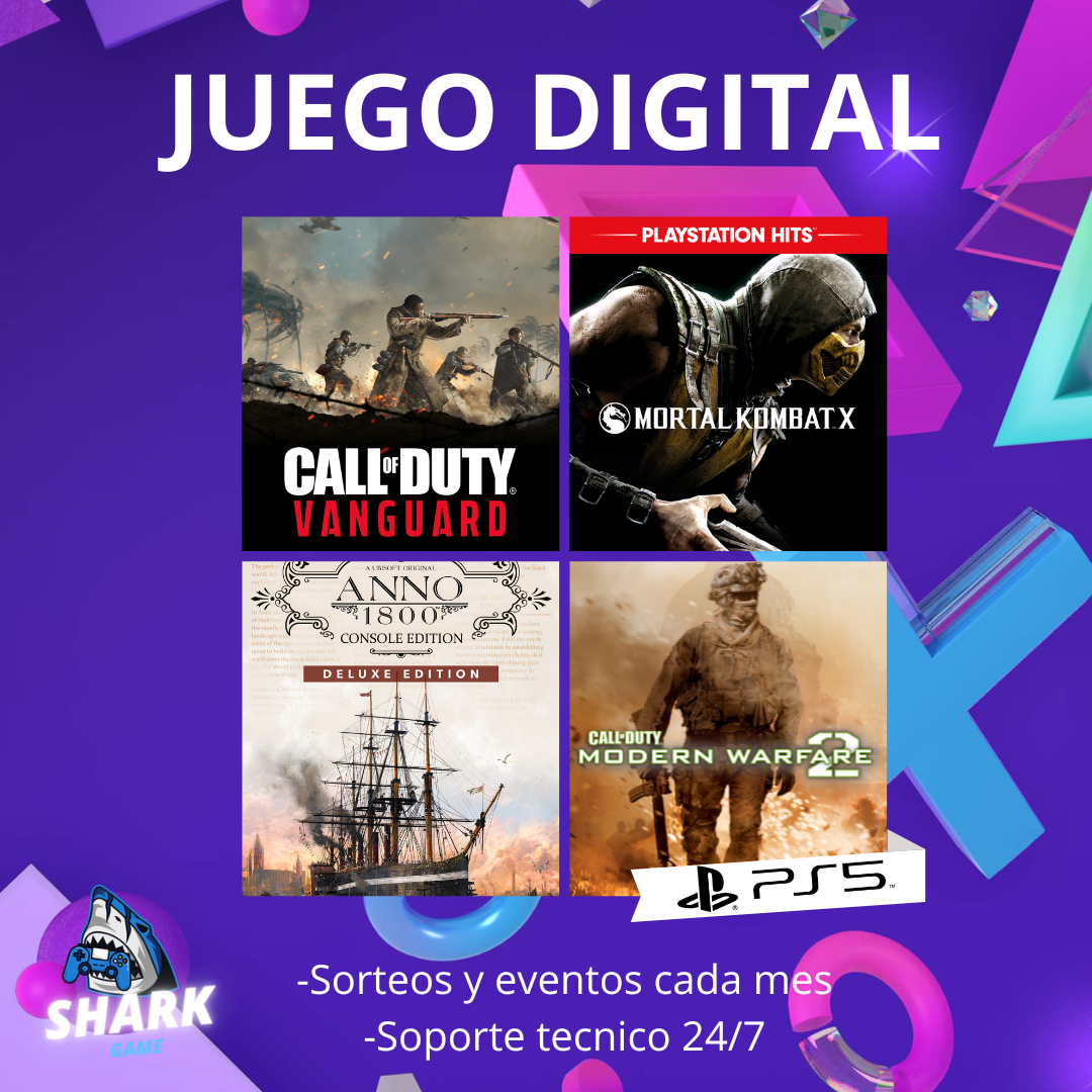 Call of Duty: MW2 Remastered + Vanguard+ Anno Deluxe + MK X