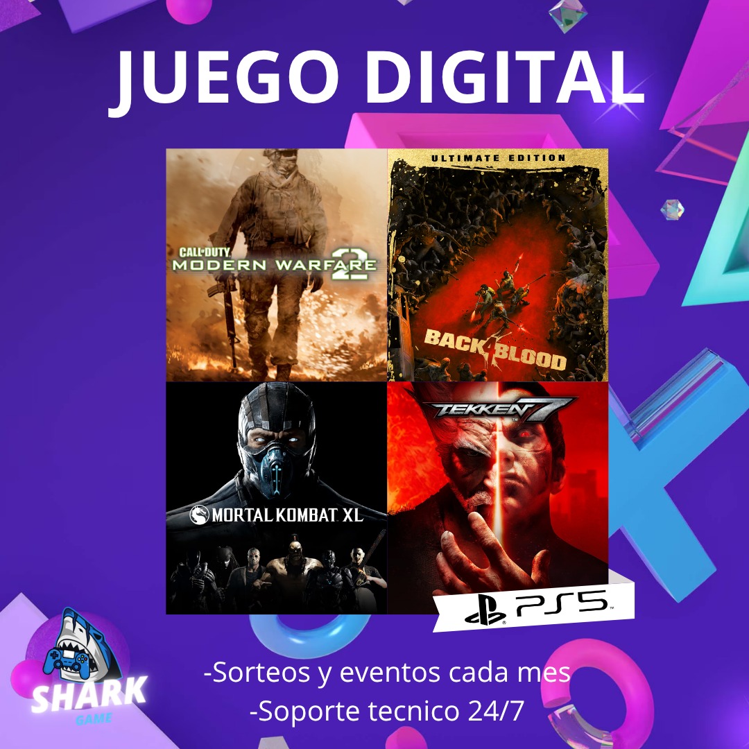 TEKKEN 7 + Back 4 Blood Ultimate + COD Modern Warfare 2 Campaign Remastered +MK XL