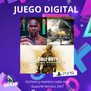 UFC 4 Deluxe Assassins Creed Origenes Gold Edición + Call of duty Modern Warfare ll campaña remasted