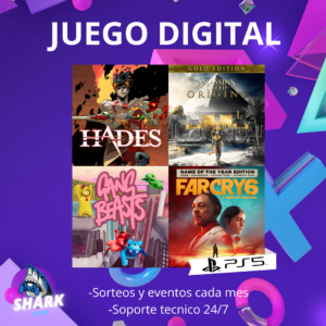 Assassin's Creed Origins Gold + Hades + FARCRY 6 Game of the Year Edition + Gang Beast