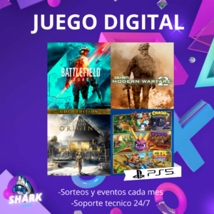 Crash Spyro Bundle + Battlefield 2042 + Assassin’s Creed Origins Gold + COD MW2 Campaña Remasted