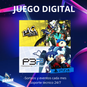 Paquete Persona 3 portátil y Golden Persona 4
