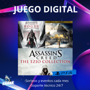 Assassin's Creed Origins Gold edición +Assassin’s Creed The Ezio Collection + Assassin's Creed Rogue Remastered