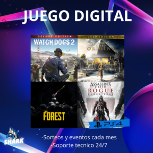 THE FOREST + Watch Dogs 2 Deluxe + Assassin’s Creed Rogue Remastered + Assassin’s Creed Origen Gold